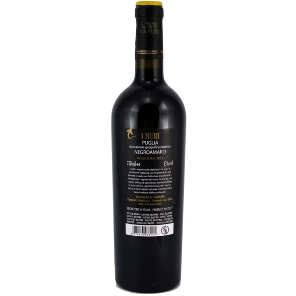 Negroamaro 2015 I Muri Vigneti del Salento 75 cl.