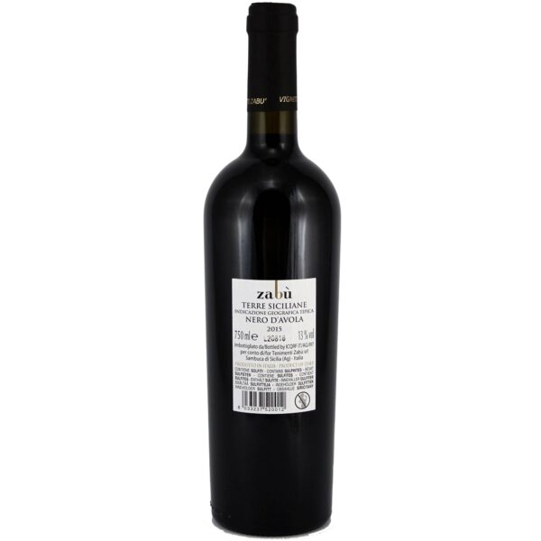 Zabù Nero d’Avola 2015 Vigneti Zabù