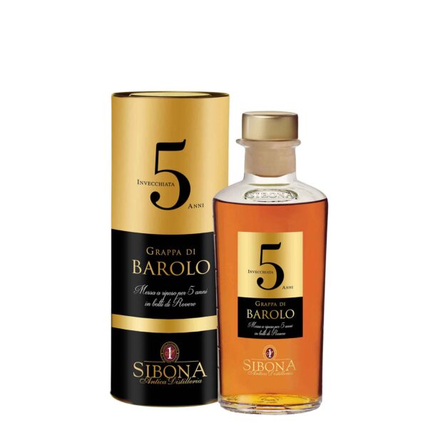 Grappa di Barolo Invecchiata 5 anni Antica Distilleria Sibona